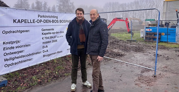 Nieuw bospark ‘De Groene Kom’ in Kapelle-op-den-Bos: werken officieel van start